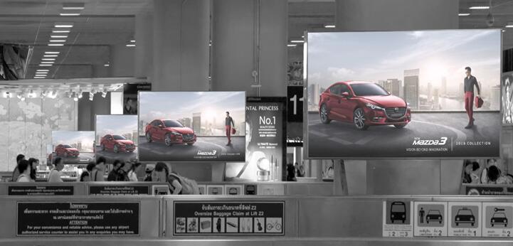 曼谷機(jī)場(chǎng)行李區(qū)led廣告