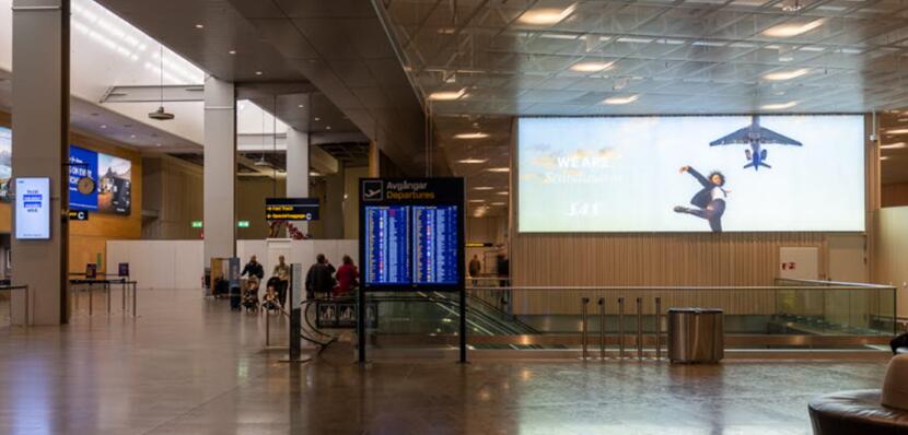 瑞典機(jī)場廣告